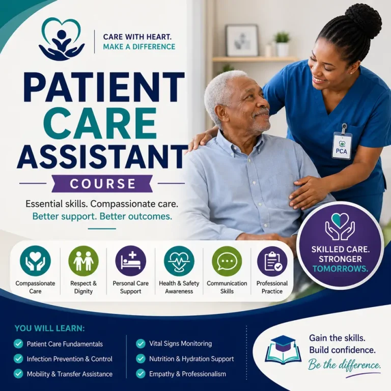 Free Patient Care Assistant Course with Certificate in South Africa