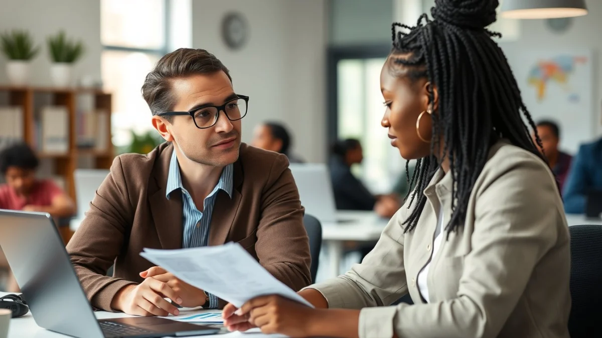 Professional learning office and administrative skills in a modern workspace