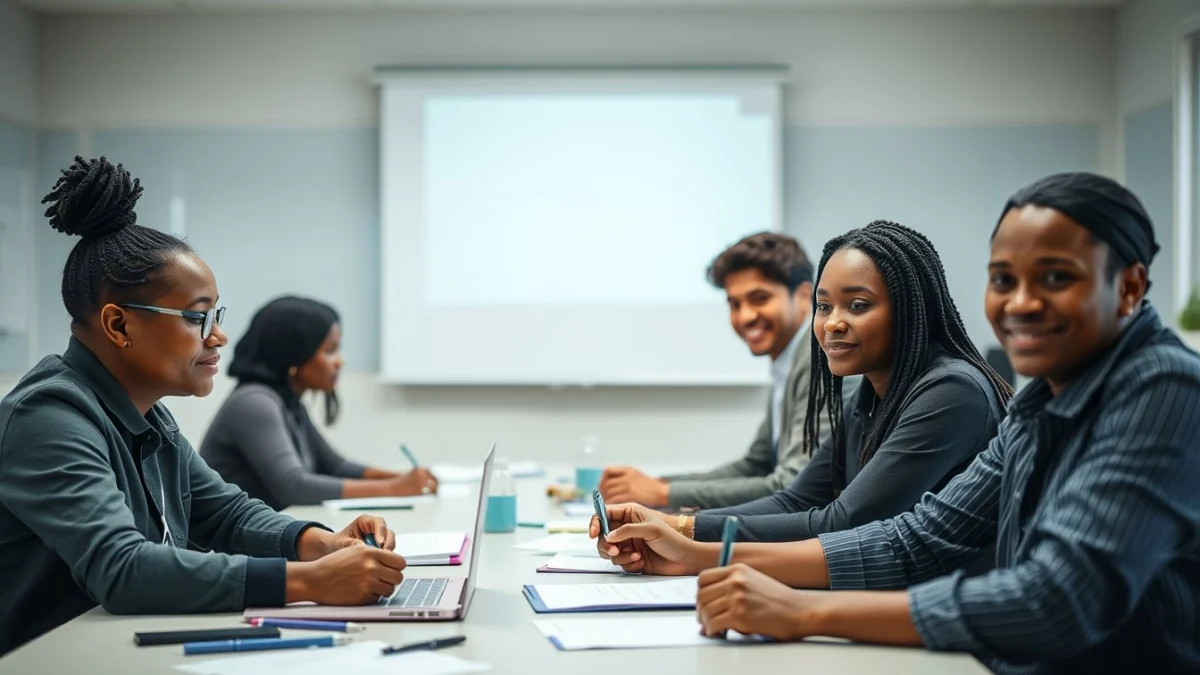Professional learning office and administrative skills in a modern workspace