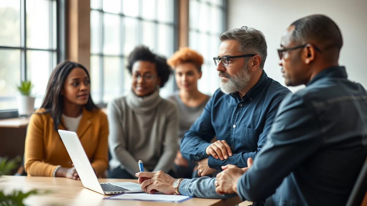 Person learning planning and structuring recruitment interviews in a modern educational setting