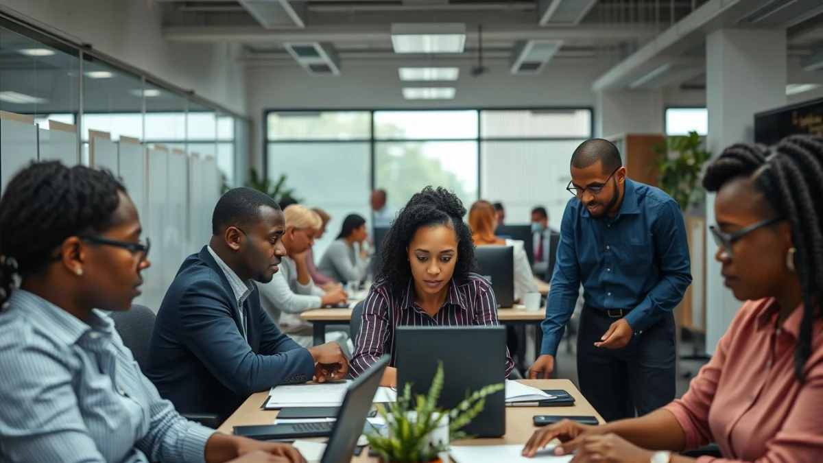 Professional learning office and administrative skills in a modern workspace