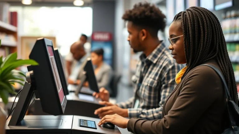 Person learning artificial intelligence skills on a laptop in a modern workspace