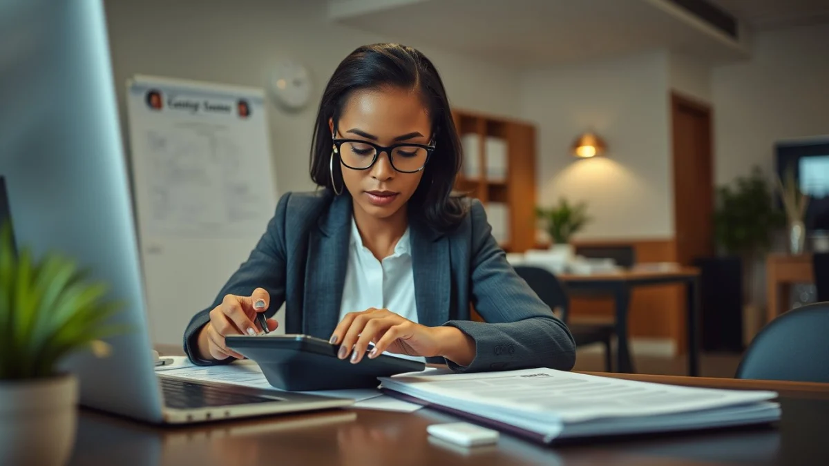 Professional learning office and administrative skills in a modern workspace