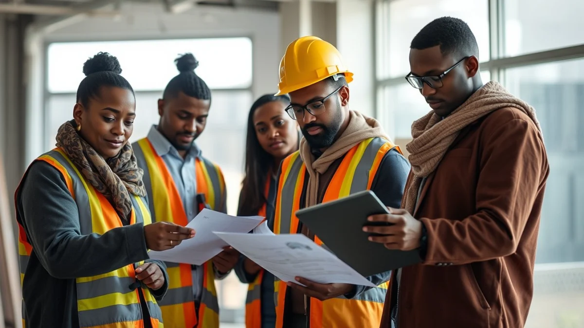 Person learning prequalification of contractors in a modern educational setting