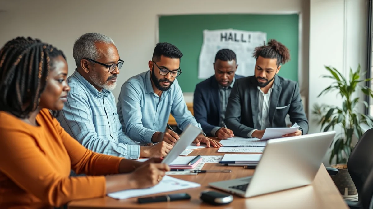 Person learning pricing strategies for tenders in a modern educational setting