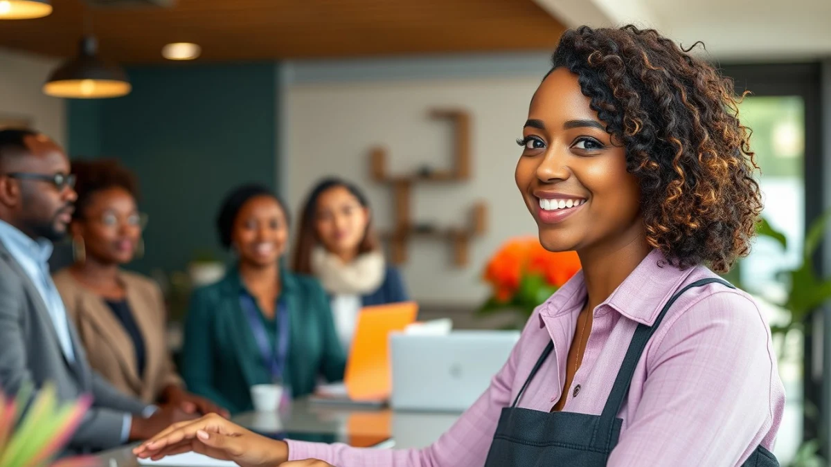 Professional learning office and administrative skills in a modern workspace
