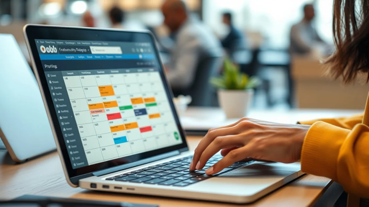 Professional learning office and administrative skills in a modern workspace