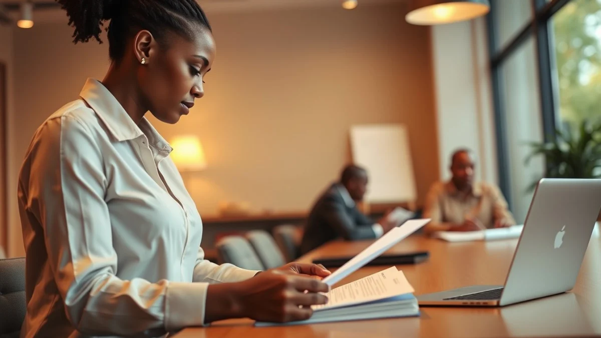 Professional learning office and administrative skills in a modern workspace