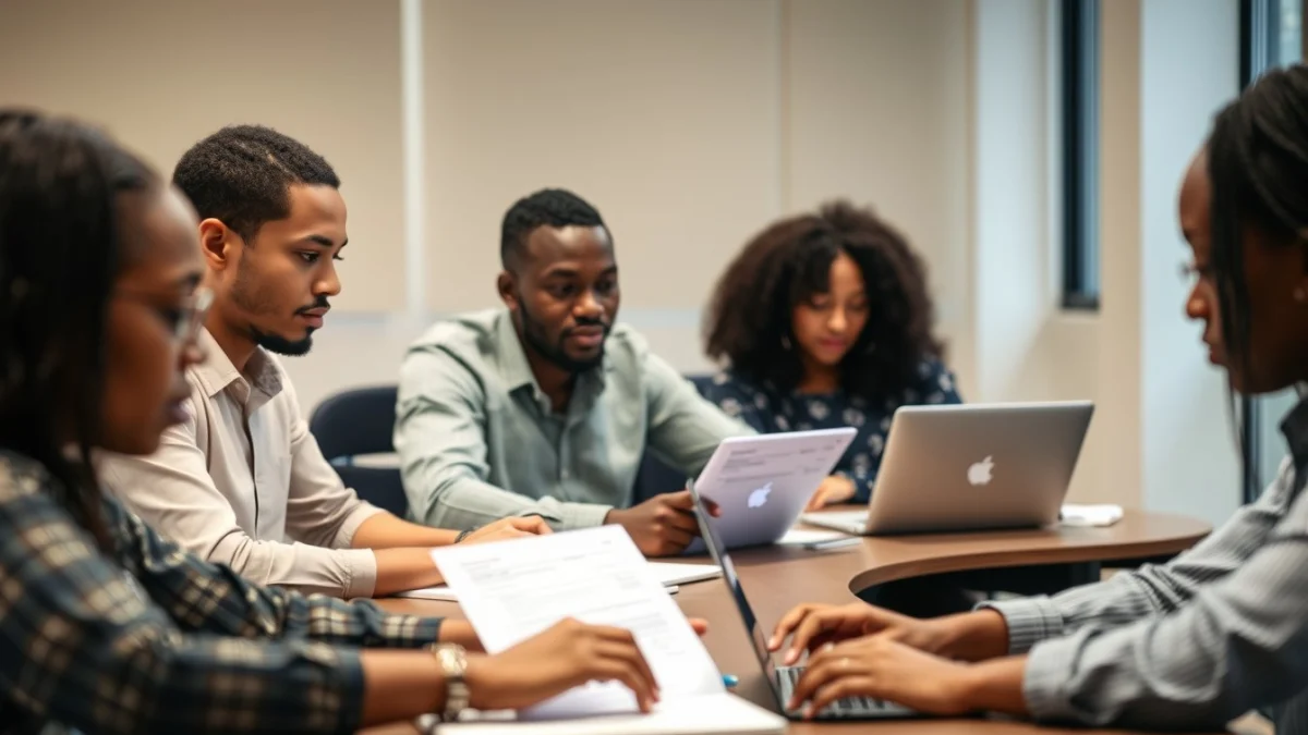 Professional learning office and administrative skills in a modern workspace