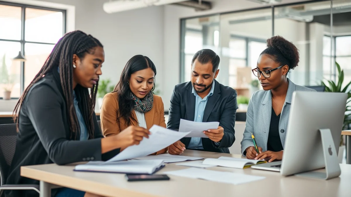 Professional learning office and administrative skills in a modern workspace