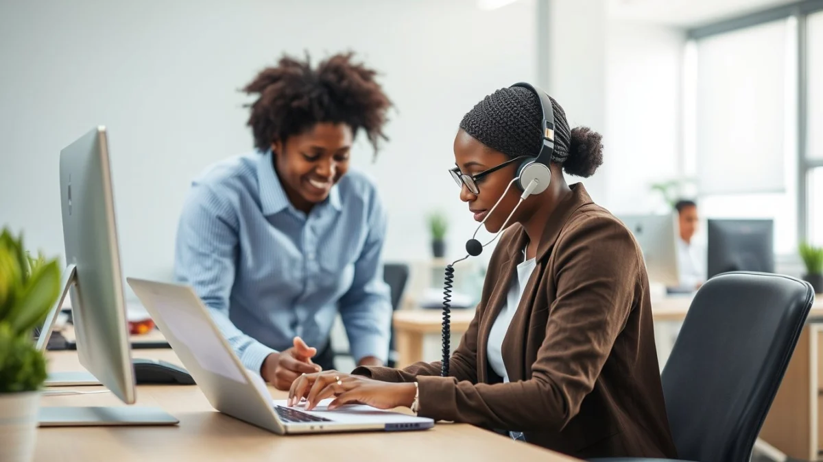 Professional learning office and administrative skills in a modern workspace