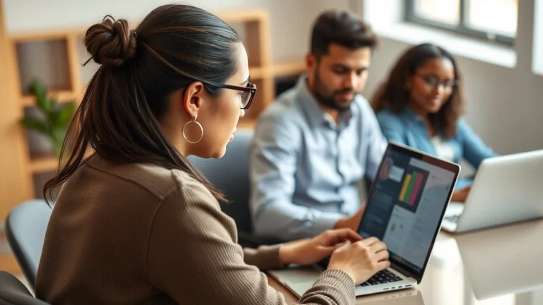 Professional learning office and administrative skills in a modern workspace