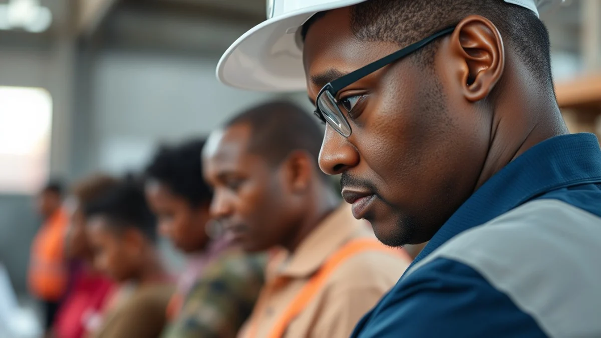 Person learning quality assurance officer career opportunities in south africa in a modern educational setting