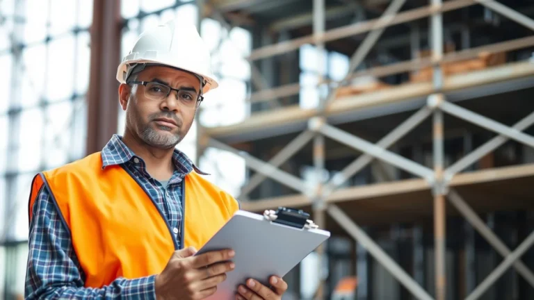 Person learning quality assurance vs quality control in construction in a modern educational setting