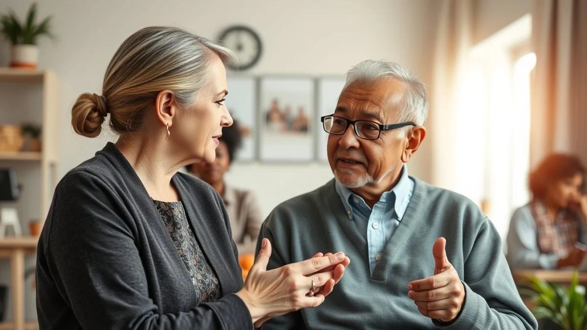 Learner studying caregiving skills in a professional training environment