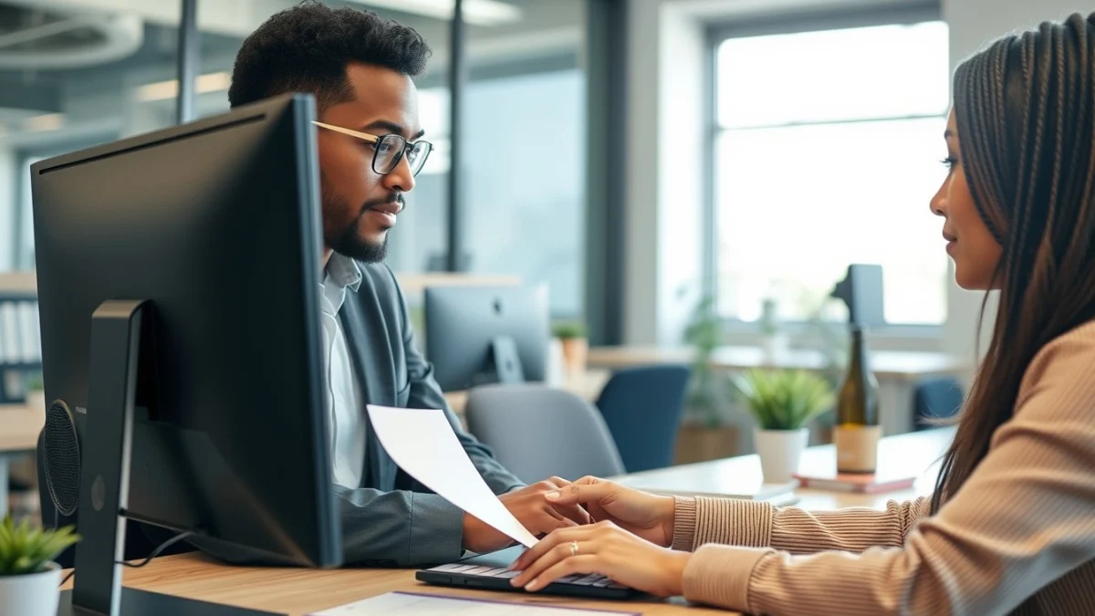 Professional learning office and administrative skills in a modern workspace