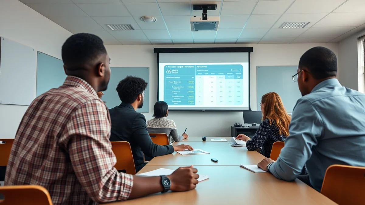 Professional learning office and administrative skills in a modern workspace