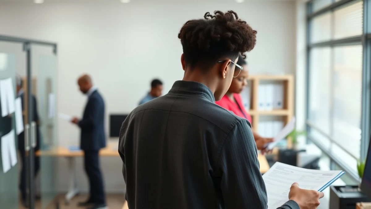 Person learning recording customer payments accurately in a modern educational setting