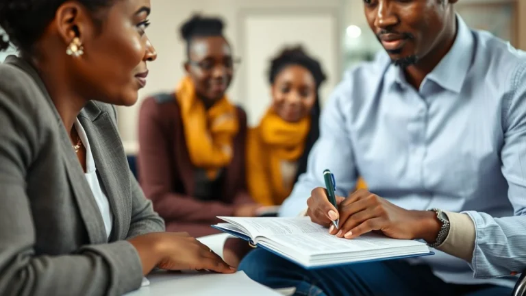 Person learning recruitment consultant salary in south africa guide in a modern educational setting