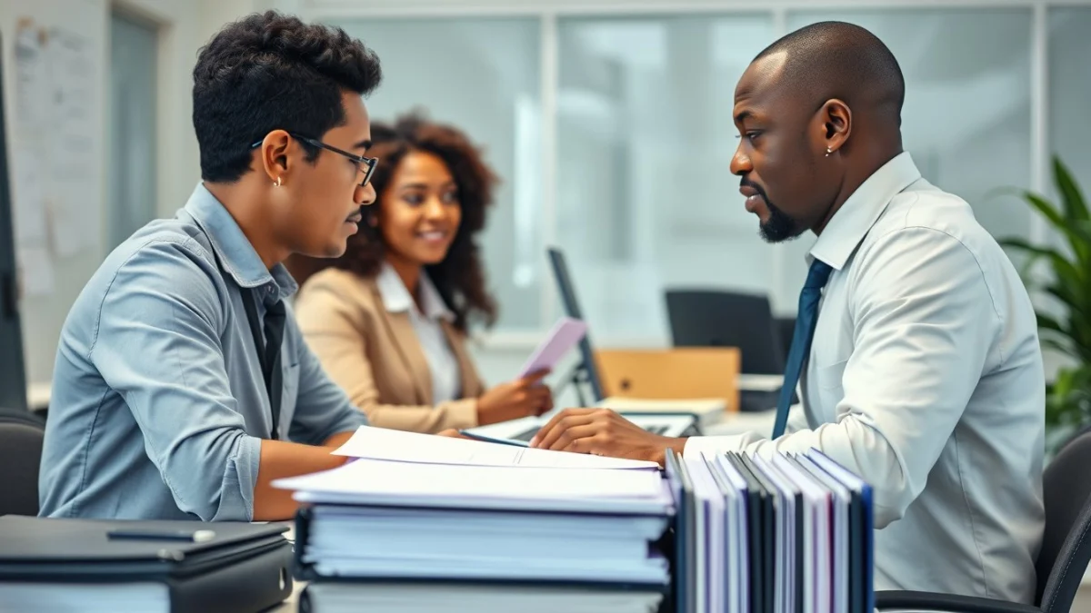 Professional learning office and administrative skills in a modern workspace