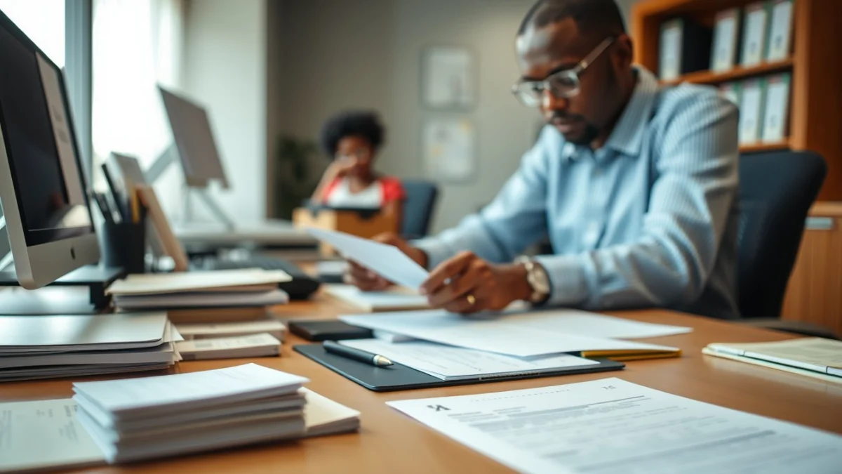 Professional learning office and administrative skills in a modern workspace