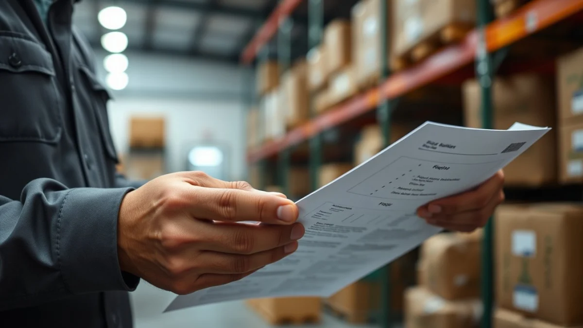 Person learning role and responsibilities of a warehouse supervisor in a modern educational setting