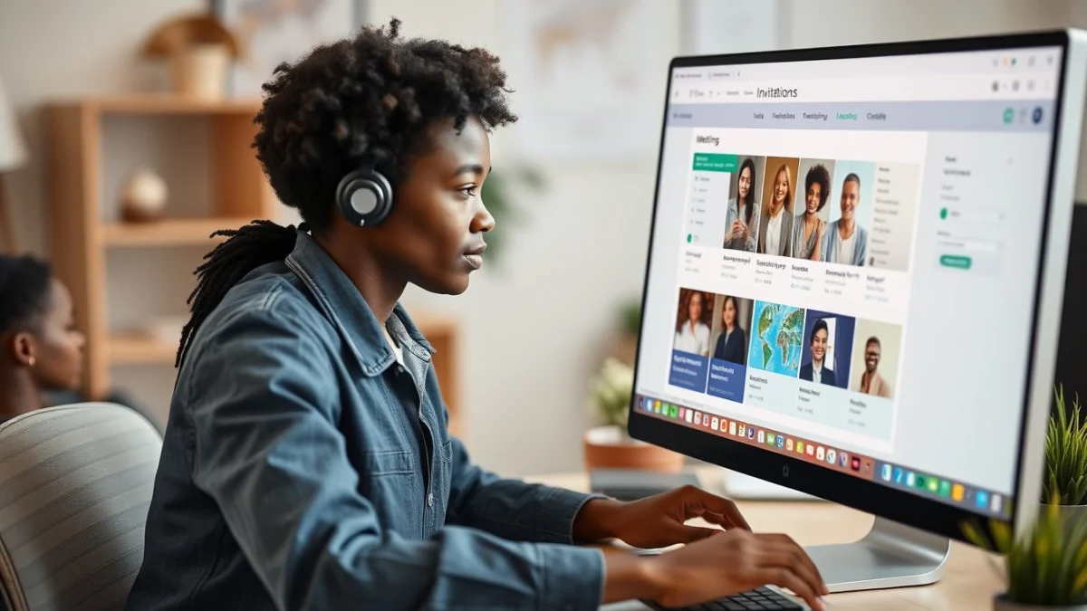 Professional learning office and administrative skills in a modern workspace