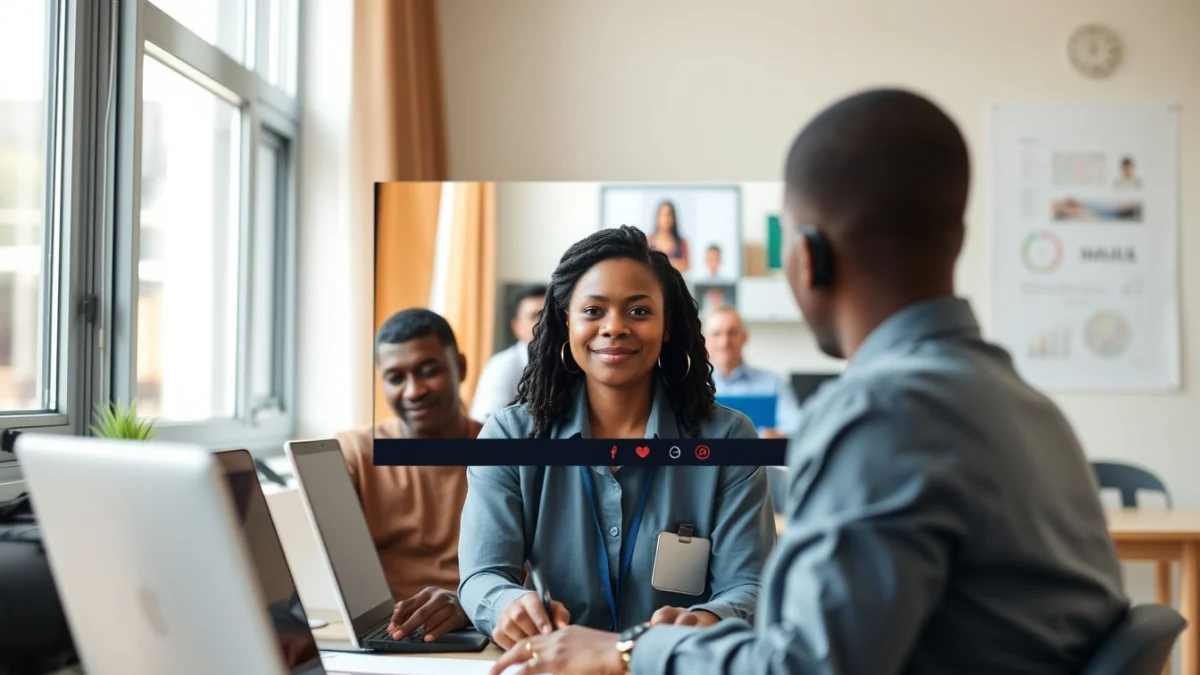 Professional learning office and administrative skills in a modern workspace