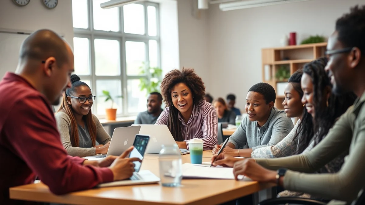 Person learning seo basics for content creators in a modern educational setting