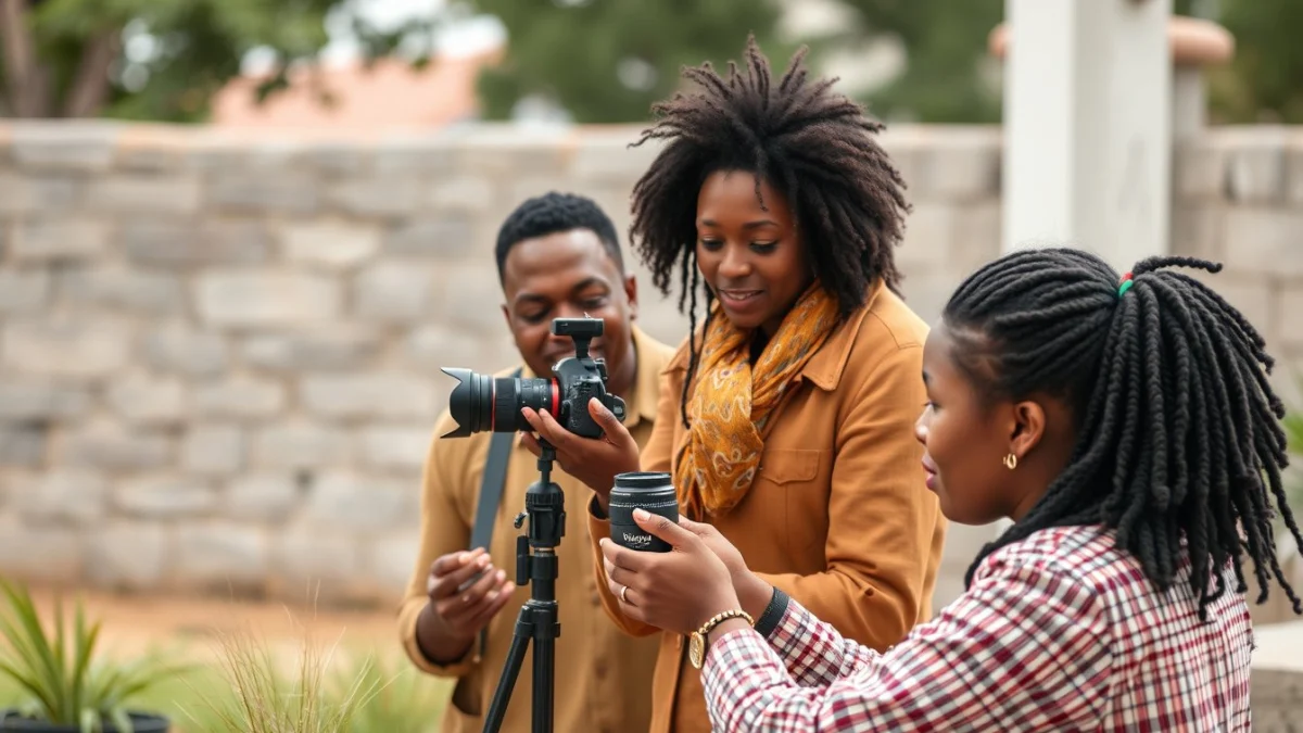 Person learning setting campaign objectives in a modern educational setting