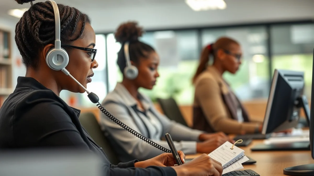 Professional learning office and administrative skills in a modern workspace