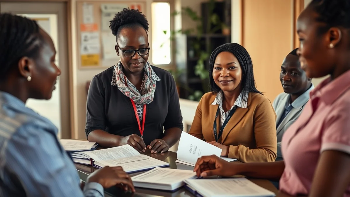 Person learning skills every school receptionist should have in a modern educational setting