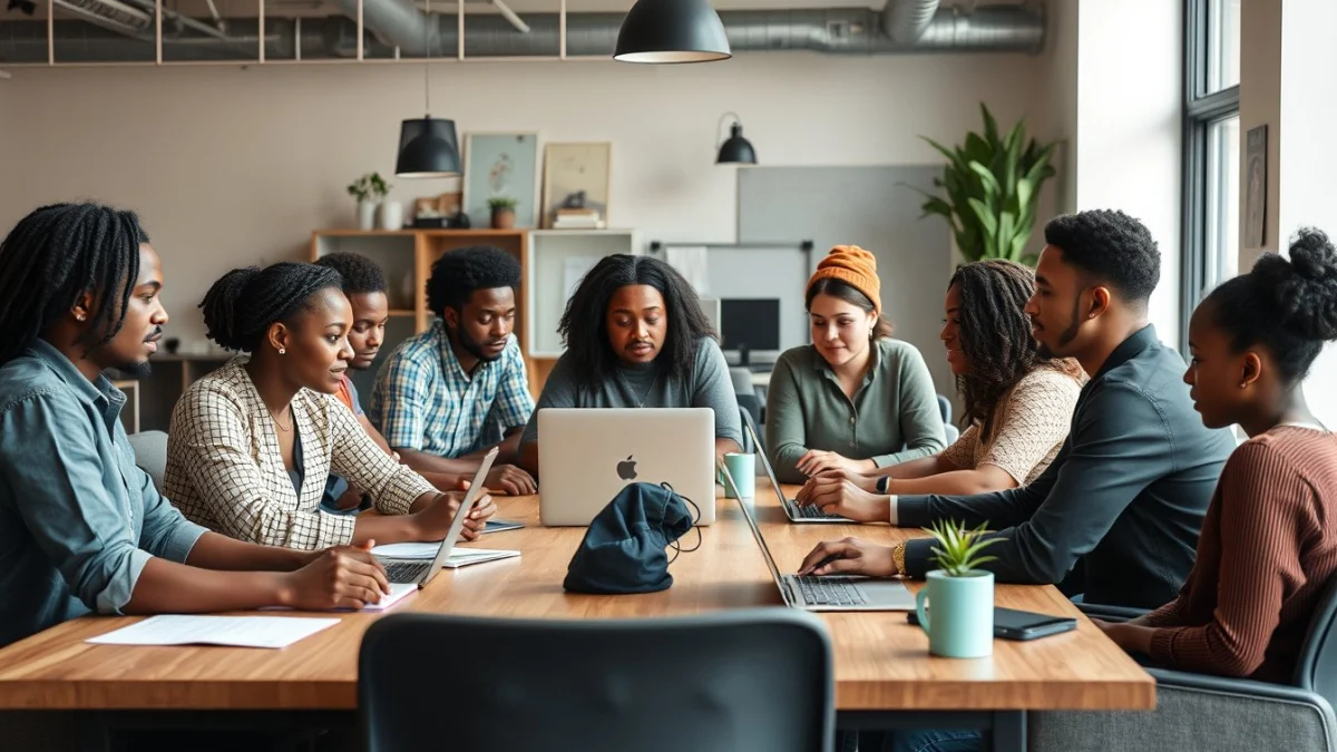 Person learning social media marketing salary in south africa 2026 guide in a modern educational setting