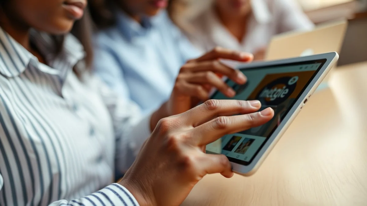 Person learning social media marketing skills employers are looking for in a modern educational setting