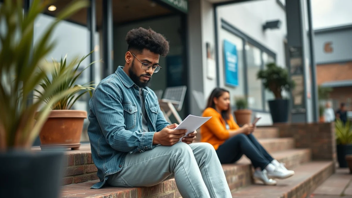 Person learning social media strategies for freelancers in a modern educational setting