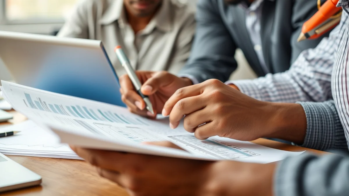 Person learning steps in preparing a cost plan in a modern educational setting