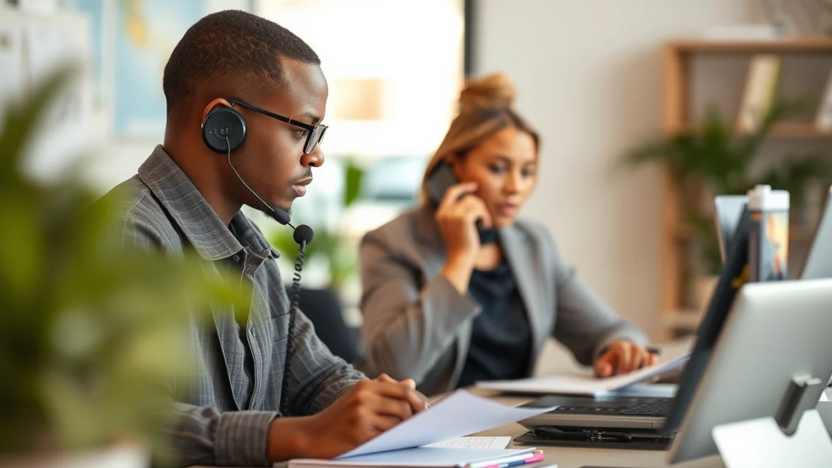 Professional learning office and administrative skills in a modern workspace