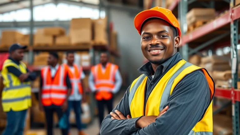 Person learning stock clerk salary in south africa guide in a modern educational setting