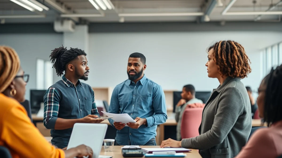 Person learning stock controller skills employers are looking for in a modern educational setting