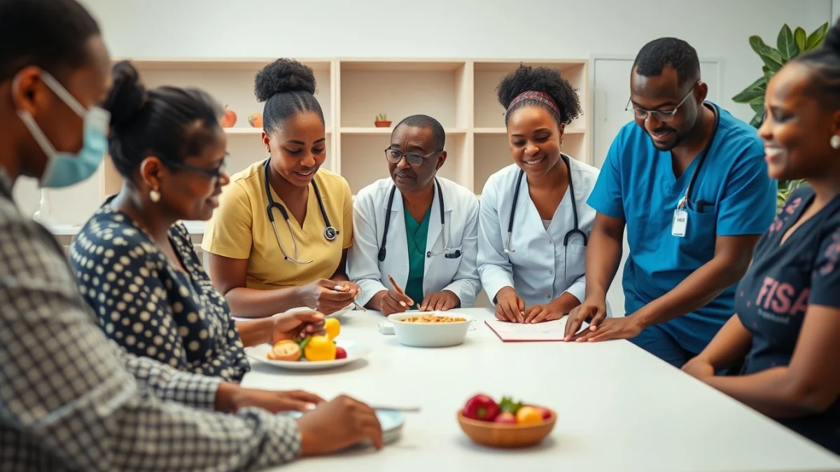 Learner studying caregiving skills in a professional training environment