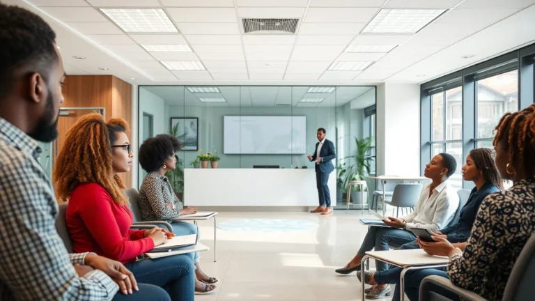 Professional learning office and administrative skills in a modern workspace