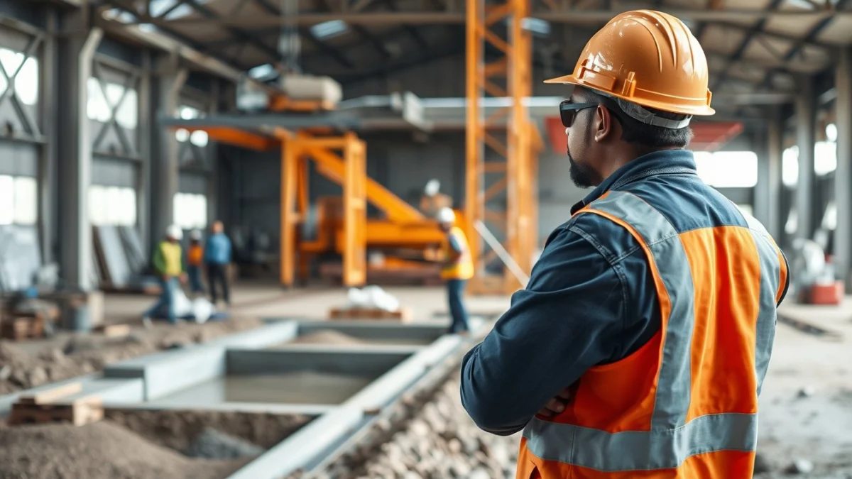 Person learning top construction companies hiring quality control inspectors in a modern educational setting