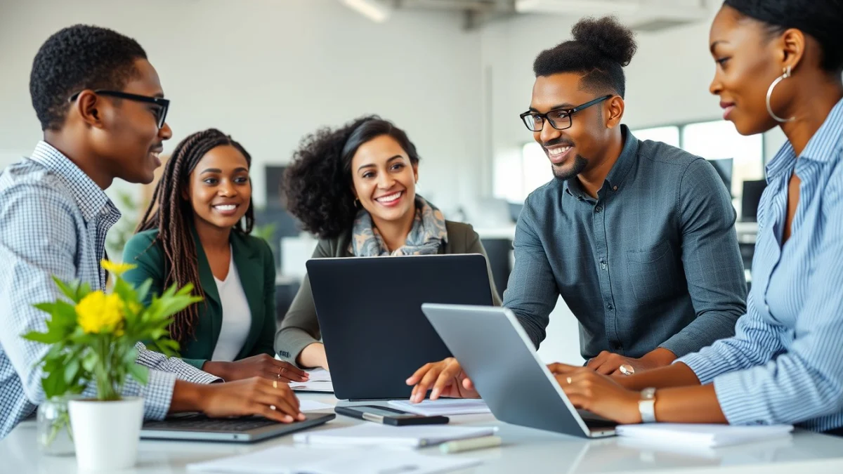 Professional learning office and administrative skills in a modern workspace