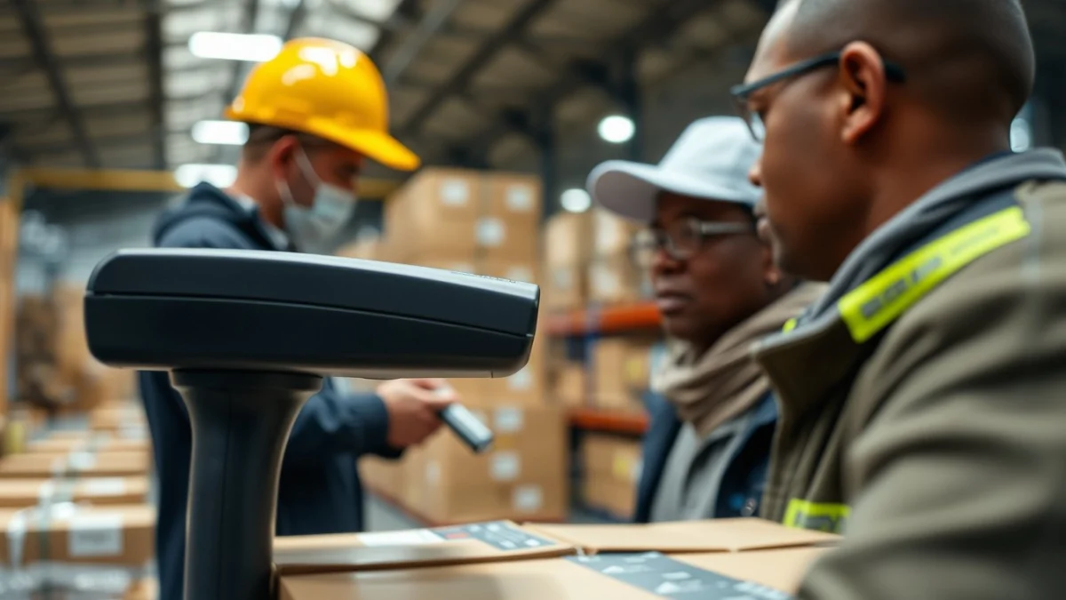 Person learning types and purpose of customs inspections in a modern educational setting