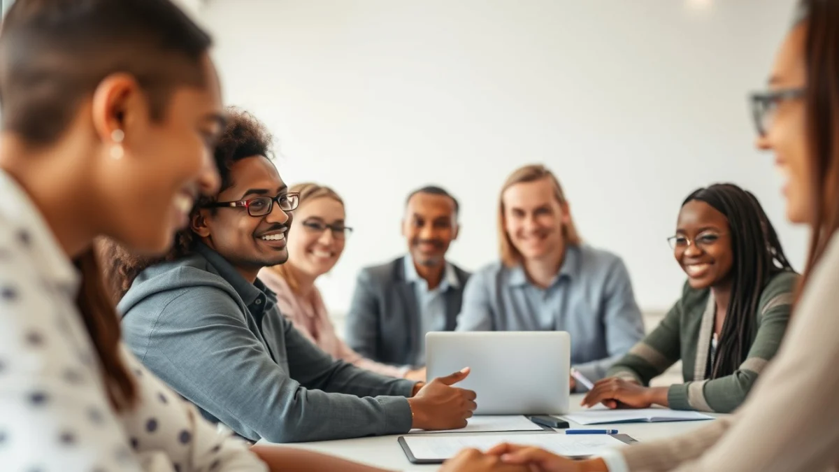 Person learning types of customers and their expectations in a modern educational setting