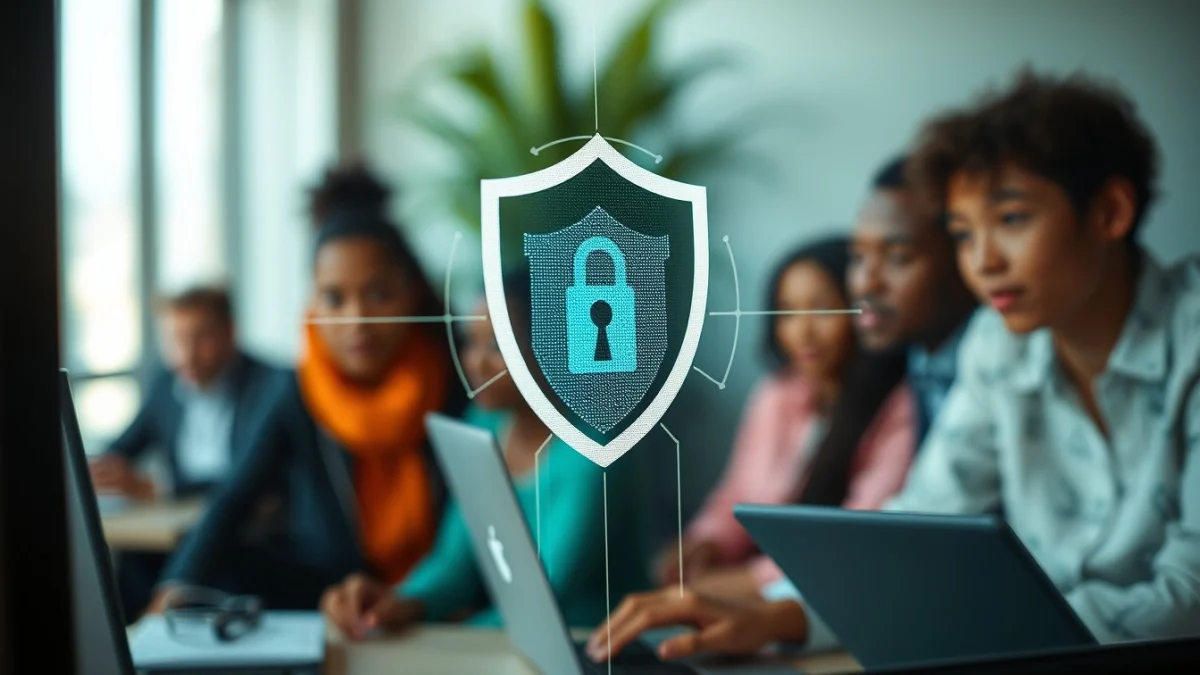 Professional learning cyber security skills in a modern digital workspace