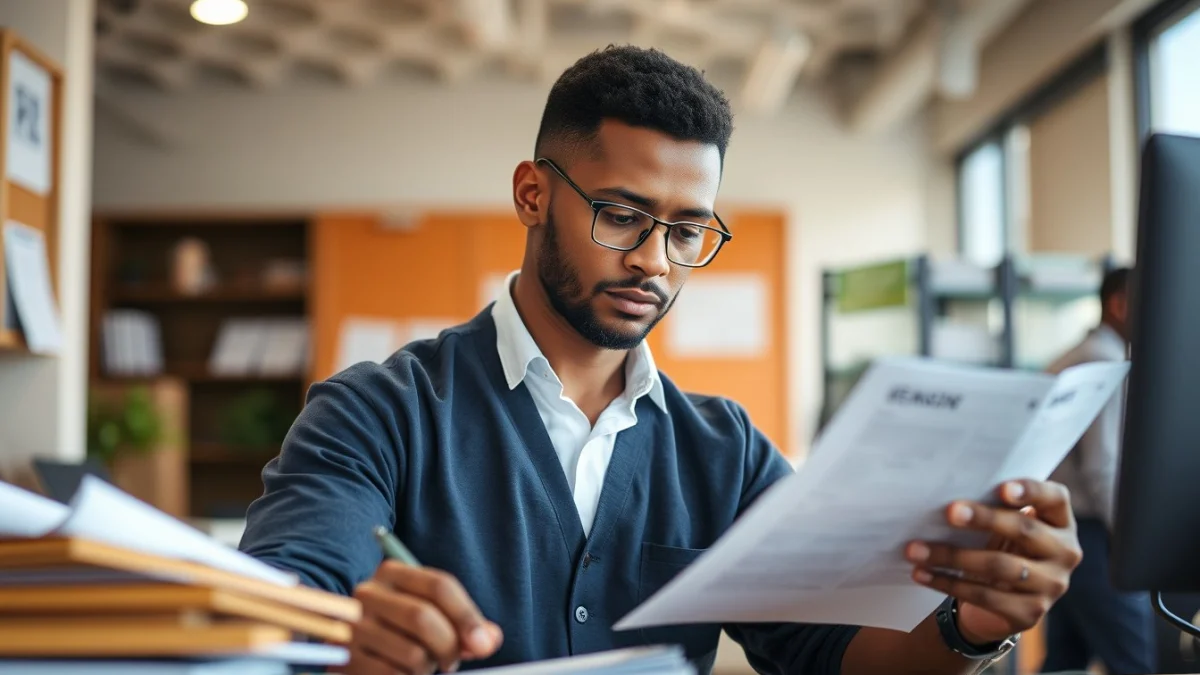 Person learning types of receivables in south african businesses in a modern educational setting