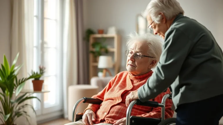 Learner studying caregiving skills in a professional training environment