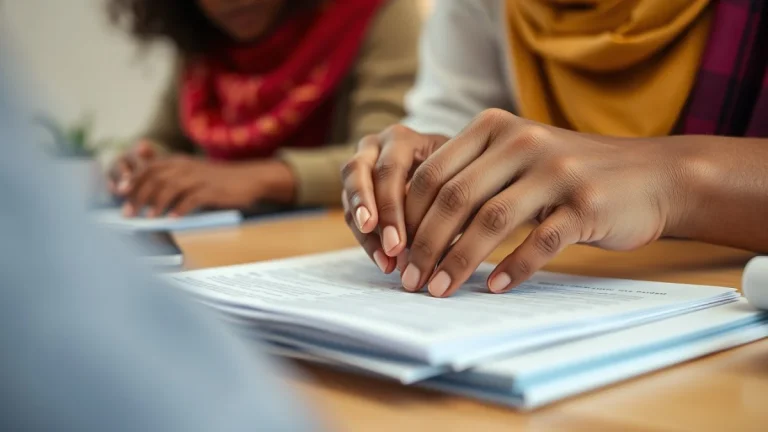 Learner studying caregiving skills in a professional training environment