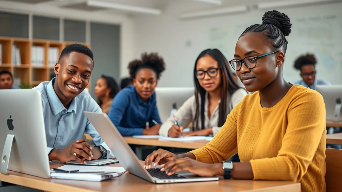 Professional learning office and administrative skills in a modern workspace